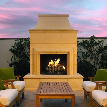 American Fyre Designs 022-20-N-SD-RBC 95 Inch Vented Free-Standing Outdoor Cordova Fireplace, 16 Inch Rectangle Bullnose, No Recess, Sedona, Key Value on the RIGHT/Gas  - source: https://www.kbauthority.com/american-fyre-designs-022-20-n-sd-rbc-95-inch-ve