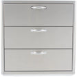 Blaze 30-Inch Stainless Steel Triple Access Drawer - BLZ-30W-3DRW