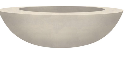 Lakeview Valley Bay 70 70-Inch Propane Gas Round Fire Bowl - Coastal