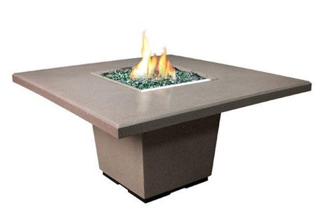 American Fyre Designs 60" Cosmopolitan Square Dining Gas Firetable 642-BA-11-M6NC