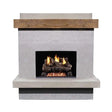 American Fyre Designs 68" Brooklyn Smooth Vented Outdoor Gas Fireplace060-CG-N-SP-LBC
