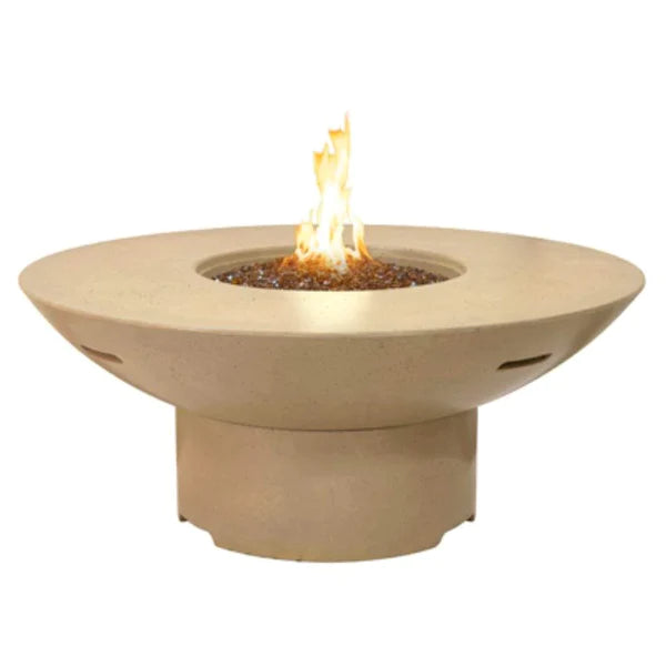American Fyre Designs 48" Lotus Round Gas Firetable 653-SM-11-M2NC