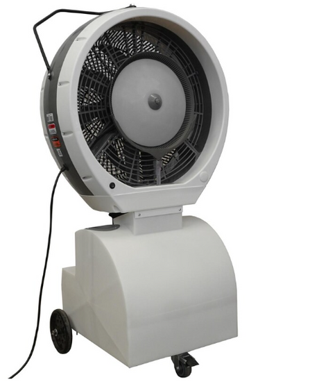 Ecojet by Joape Cyclone Reservoir 18-Gallon Outdoor Misting Fan - White - LVP-030402