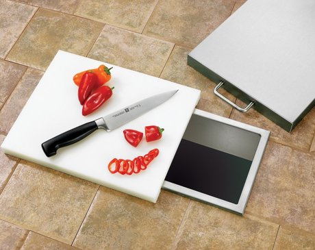 Summerset 14x10-Inch Trash Chute & Cutting Board w/ Lid - SSTC-14