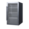 Summit Commercial 19-Inch 3.1 Cu. Ft. Shallow Depth Outdoor Rated Beverage Cooler - SPR488BOSCSS