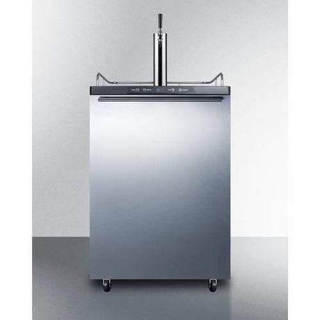 Summit Commercial Outdoor Rated Single Tap Cold Brew Coffee Dispenser / Kegerator - SBC696OSCF