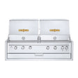 Crown Verity Infinite Series 48-Inch Built-In Dual Dome Natural Gas Grill W/ Lights - IBI482RDNG-FLT