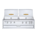 Crown Verity Infinite Series 48-Inch Built-In Dual Dome Natural Gas Grill W/ Lights - IBI482RDNG-FLT