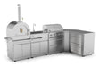 Thor Kitchen 6-Piece Modular Outdoor Kitchen Island Suite w/ 4-Burner Propane Gas Grill