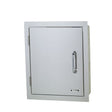 Bull 18-Inch Left Hinged Stainless Steel Single Access Door - Vertical - 98552