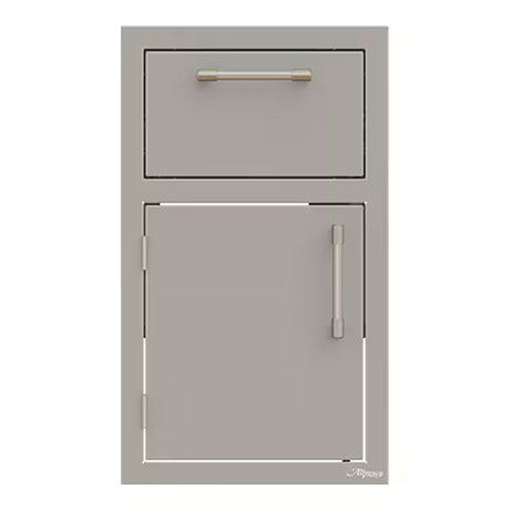 Alfresco 17-Inch Stainless Steel Left-Hinged Soft-Close Door & Paper Towel Holder Combo - AXE-DTH-L-SC (1)